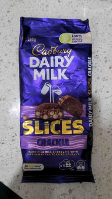 Dairy milk slices crackle
