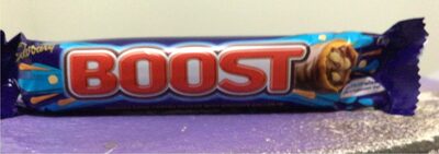Boost chocolate front packaging