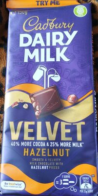 Dairy Milk Velvet Hazelnut