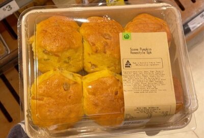 scone pumpkin homestyle 6pk