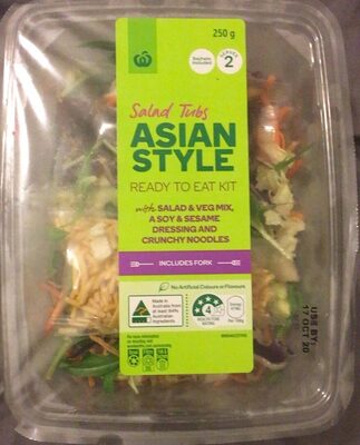 Asian Style Salad Tub