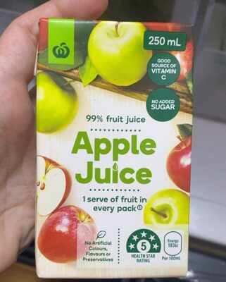 99% fruit juice Apple Juice
