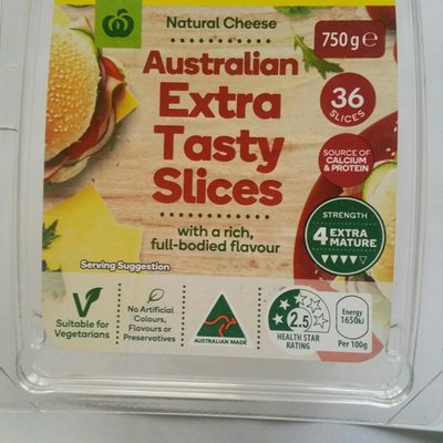 Extra Tasty Cheese Slices