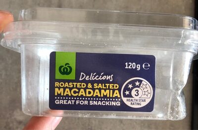 Roasted & salted macadamia