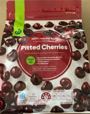 Pitted cherries