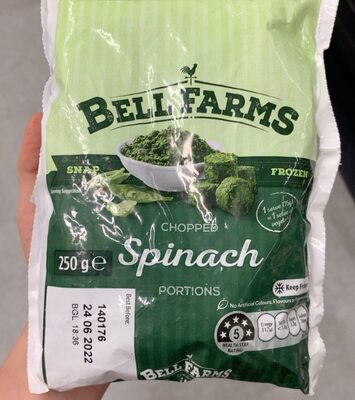 Spinach front packaging
