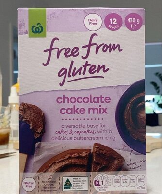 free from gluten chocolate cale mix