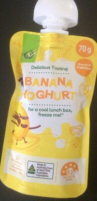 Banana yoghurt