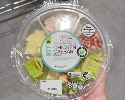 Chicken Caesar Salad Kit front packaging