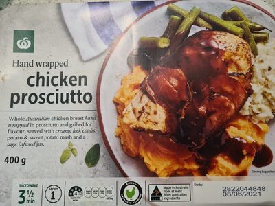 Chicken Prosciutto Hand Wrapped