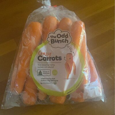 Crazy carrots front packaging