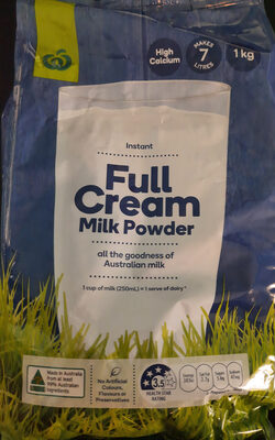 Full Cream Milk Powder front packaging