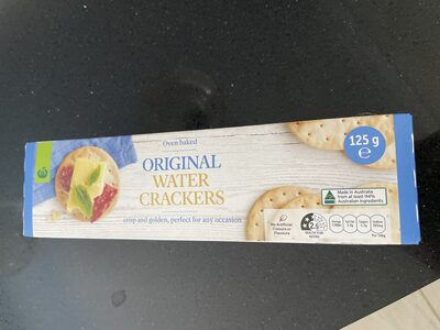 Plain Water Crackers