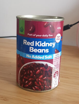 Red kidney beans front packaging
