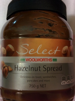 Hazelnut Spread front packaging