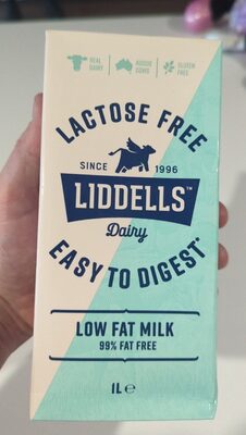 Liddels Lactose Free Low Fat Milk