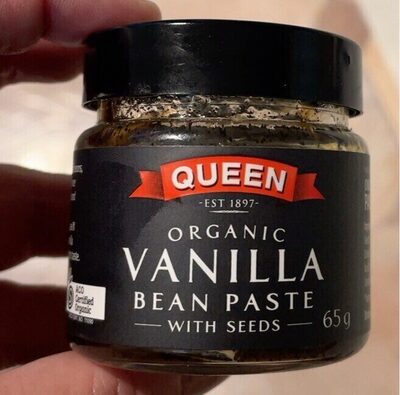 Organic vanilla bean paste with seeds