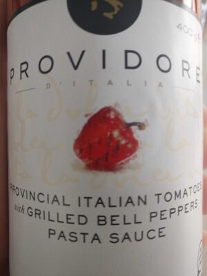 Provincial Italian tomatoes with grilled bell peppers pasta sauce