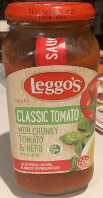 Classic tomato with chunky tomato and herb