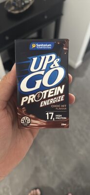 UP & GO PROTEIN ENERGIZE CHOC HIT FLAVOUR