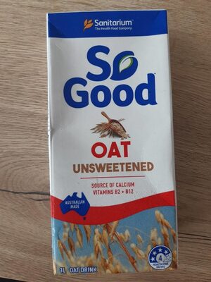 Oat unsweetened front packaging