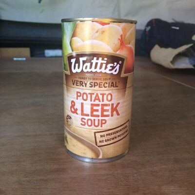 Patate et poireaux soupe