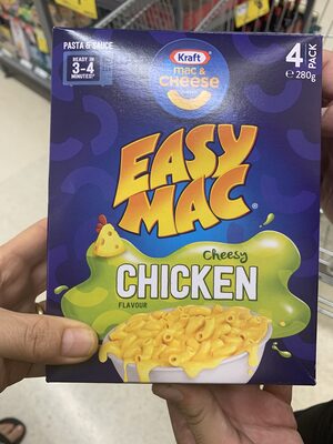 Easy Mac Cheesy Chicken Flavour 4 pack