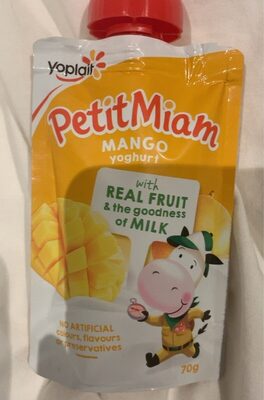 Petit Miam mango front packaging