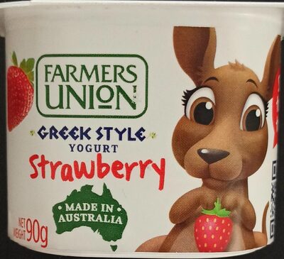 Greek Style Probiotic Yogurt Strawberry front packaging