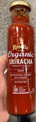 Organic sriracha tomato sauce