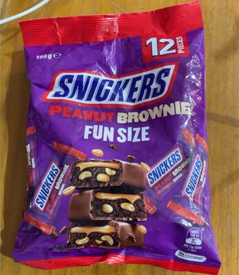 Snickers peanut brownie