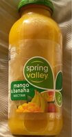 Mango and banana nectar