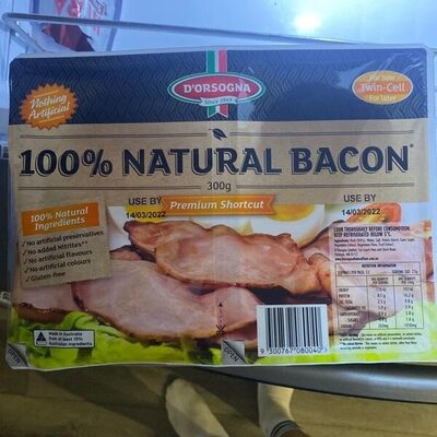 100% Natural Bacon - Premium Shortcut