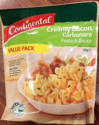 Cont Creamy bacon value pack 145g