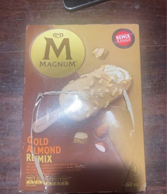 Magnum Gold Almond Remix front packaging