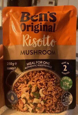 Bens original risotto musnroom front packaging