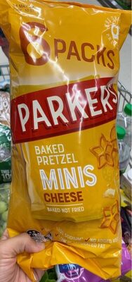 Baked pretzel minis front packaging