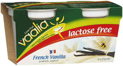 Vaalia Lactose Free French Vanilla Low Fat Yoghurt