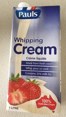 Crème liquide front packaging
