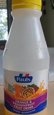 Orange and Passionfruit Fruit Drink
