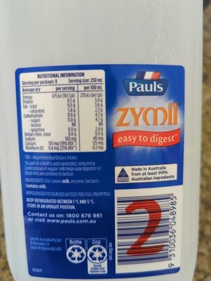 FULL CREAM DAIRY MILK