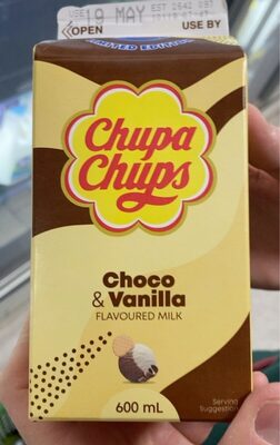 Choco vanilla flavoured milk front packaging