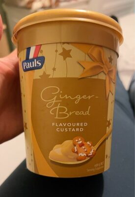 Gingerbread flavoured custard