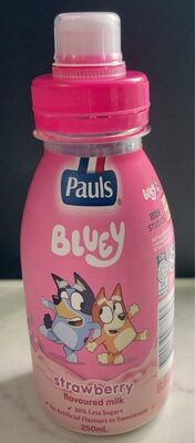 Strawberry flavoured milk