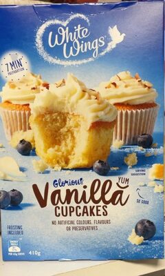 Vanilla cupcakes (pack mix)