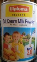 Full cream milk powder
