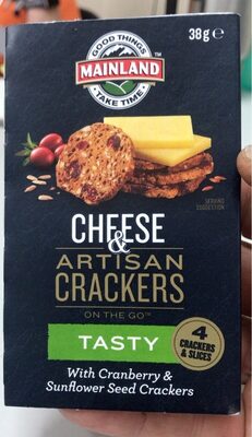 Mainland ARTISAN CRACKERS CRANBERRY & SUNFLOWER SEED