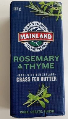 Rosemary and Thyme Grassfed Butter