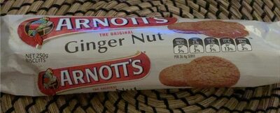 NSW Ginger Nuts front packaging