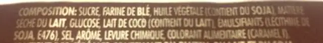Arn Tim Tam Coconu Lychee 160G ingredients label